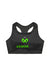 ArmorMX Green Moto Series Woman's Sports Bra